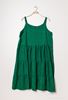 Picture of PLUS SIZE RUFFLED FAUX LINEN DRESS